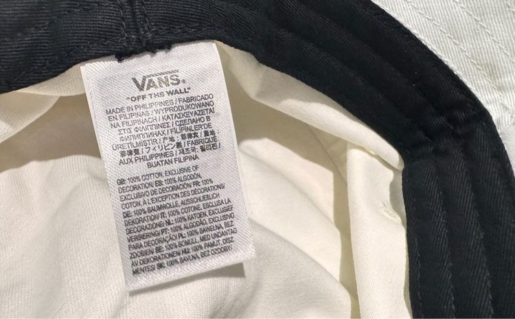 หมวก VANS สีขาว ของแท้ ซื้อจากช็อป รูปที่ 4