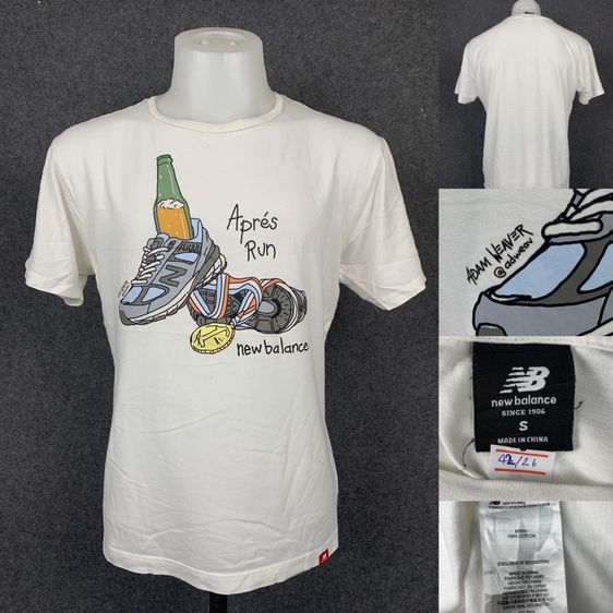 ขาว อื่นๆ แขนสั้น อื่นๆ อื่นๆ เสื้อยืด NEW BALANCE แท้ 💯 size S วัดจริงขนาด อก 21 ยาว 27 นิ้ว สภาพใหม่มาก ลายสวย ผ้านิ่งใส่สบาย รายละเอียดดีมาก หายากน่าสะสมครับ