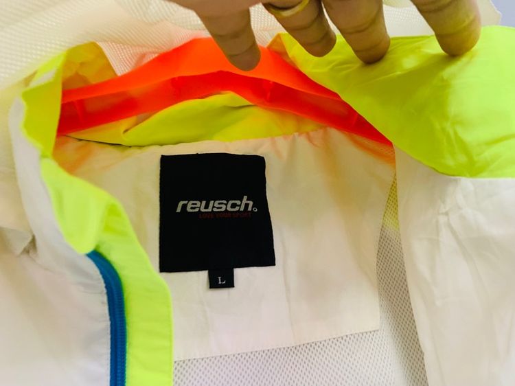 เสื้อแจ็คเก็ต REUSCH แท้ 💯 size L ขนาด อก 21.5 หน้ายาว 27 นิ้ว สภาพใหม่มาก ทรงสวย ดีเทลดี มีซัปใน ผ้าร่ม หายากน่าสะสมครับ รูปที่ 8