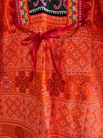 🌈ชุดเดรส เดรสพื้นเมือง สำหรับสาวHiso งานปักแน่นๆใส่แล้วเรียบหรูดูแพง🌈 ✨️ รูปที่ 4