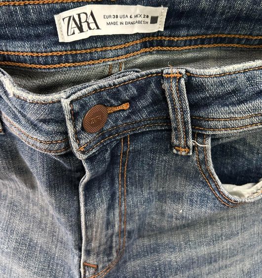 🌈 กางเกงยีนส์ Zara(ซาร่า)👉แบรนด์แท้💯แบรนด์ดัง💯🌈 รูปที่ 5