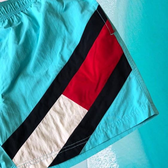 กางเกงขาสั้น TOMMY HILFIGER แท้ 💯 size XXL วัดจริง เอว 35-48 ยาว 17.5 ปลายขากว้าง 13.5 นิ้ว สภาพใหม่มาก ยางแน่น มีซัปใน ทรงสวย รูปที่ 6