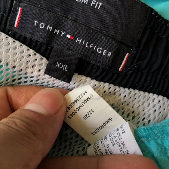 กางเกงขาสั้น TOMMY HILFIGER แท้ 💯 size XXL วัดจริง เอว 35-48 ยาว 17.5 ปลายขากว้าง 13.5 นิ้ว สภาพใหม่มาก ยางแน่น มีซัปใน ทรงสวย รูปที่ 5