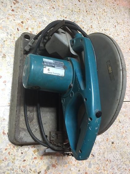 เลื่อยตัดไฟเบอร์ makita 2414NB 355mm ขนาด 14 นิ้วสภาพดีพร้อมใช้งาน
