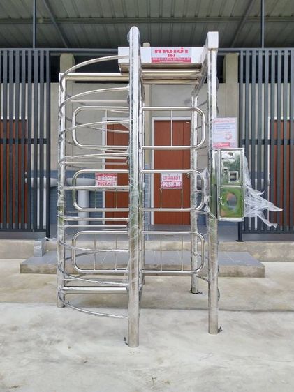 ประตูหมุน สเตนเลสเกรด304 เก็บค่าห้องน้ำตามตลาดนัด ตลาดสด ศูนย์อาหาร