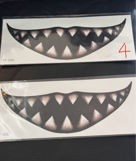 Sticker tattoo halloween แยกแผ่น รูปที่ 3