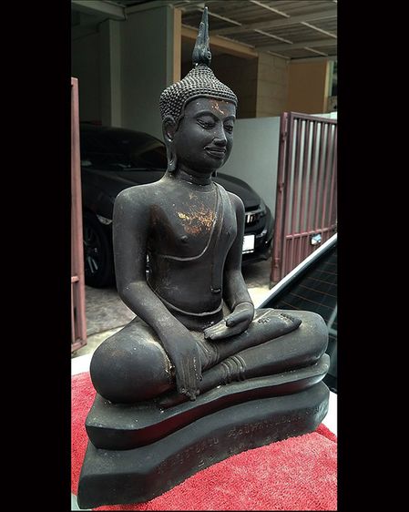 พระบูชาอู่ทอง หน้าตัก 9 นิ้ว หลวงพ่อเต๋ คงทอง วัดสามง่าม ทำบุญอายุครบ 80 ปี พ.ศ. 2514 รูปที่ 3