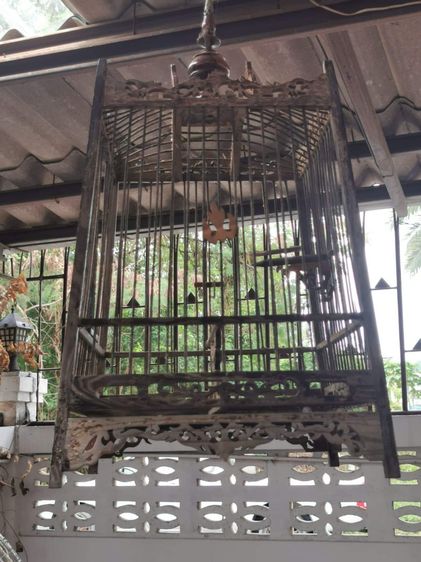 กรงนกแกะลายฉลุ เก่าเก็บเดิมๆ ของใหม่ สภาพดี ไม่ค่อยใช้หายาก พร้อมส่งครับ รูปที่ 2
