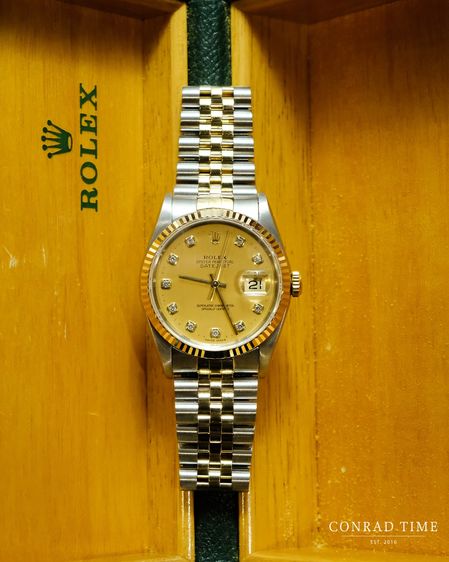 Rolex Datejust 16030 Silver Dial Vintage 1981 36mm.  รูปที่ 3