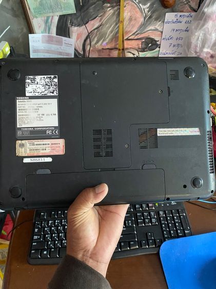 Toshiba Satellite M840 ราคาถูกเปิดติด สินค้ามีตามรูปตีเป็นงานช่าง รูปที่ 7
