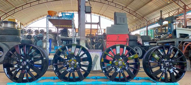 แม็กฮอนด้า ขอบ16 กว้าง6 et45 สีอบpowder coat รูปที่ 10