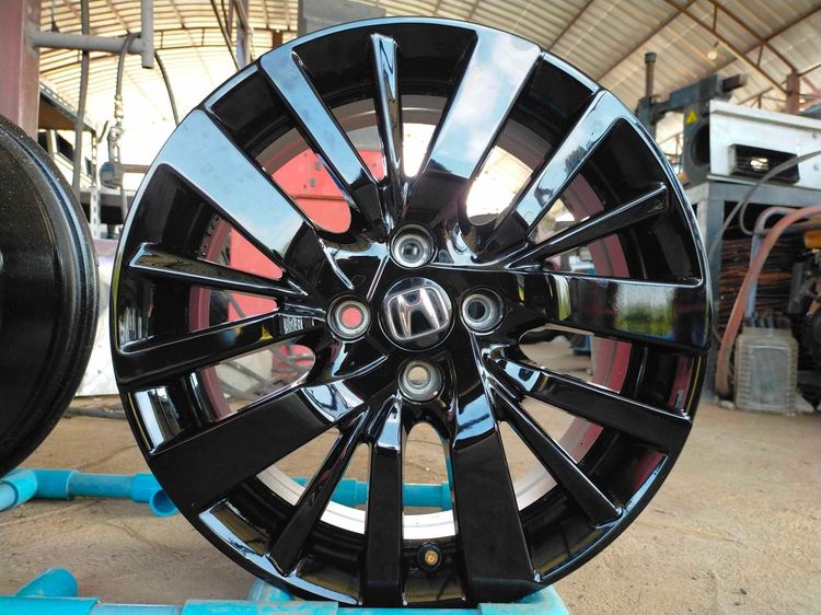 แม็กฮอนด้า ขอบ16 กว้าง6 et45 สีอบpowder coat รูปที่ 4