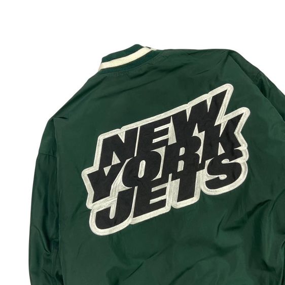 เสื้อแจ็คแก็ค NEW YORK JETS งานปักทั้งตัว แท้ 💯 size L วัดจริงขนาดอก 23.5 ยาว 26.5 สภาพใหม่มาก ตัดเย็บดีมากดีเทลดี ทรงสวย มีซัปใน หายากครับ รูปที่ 12