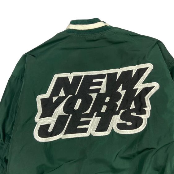 เสื้อแจ็คแก็ค NEW YORK JETS งานปักทั้งตัว แท้ 💯 size L วัดจริงขนาดอก 23.5 ยาว 26.5 สภาพใหม่มาก ตัดเย็บดีมากดีเทลดี ทรงสวย มีซัปใน หายากครับ รูปที่ 11