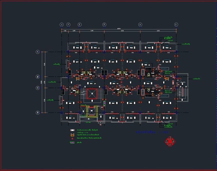 ขายแบบ Auto cad อาคาร 8 ชั้น รูปที่ 2