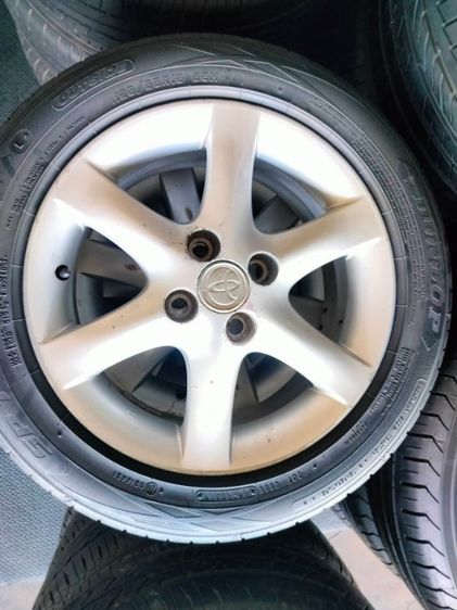 ล้อแม็กโตโยต้าอัลติสขอบ15 4รู100แถมยาง รูปที่ 5