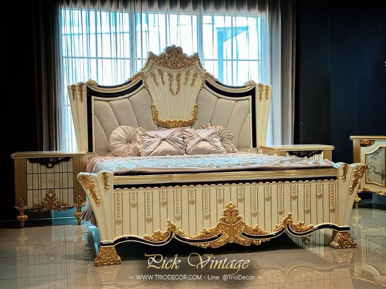 ALCAZAR NEW CLASSIC LUXURY BEDROOM SET ชุดห้องนอนสไตล์คลาสสิคร่วมสมัย รุ่น อัลคาซาร์ รูปที่ 5