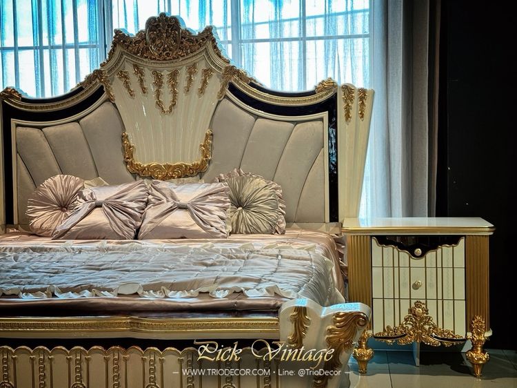 ALCAZAR NEW CLASSIC LUXURY BEDROOM SET ชุดห้องนอนสไตล์คลาสสิคร่วมสมัย รุ่น อัลคาซาร์ รูปที่ 17