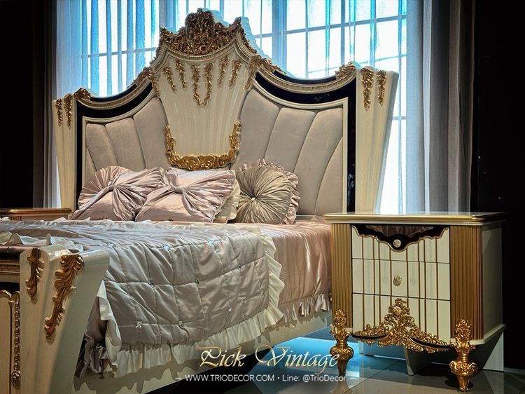 ALCAZAR NEW CLASSIC LUXURY BEDROOM SET ชุดห้องนอนสไตล์คลาสสิคร่วมสมัย รุ่น อัลคาซาร์ รูปที่ 13