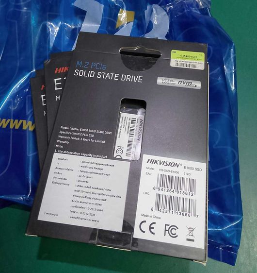 เหลือ 1 กล่อง M.2 NVME 2280  512GB HIKVISION E1000 R 2,000 MB.s รูปที่ 5