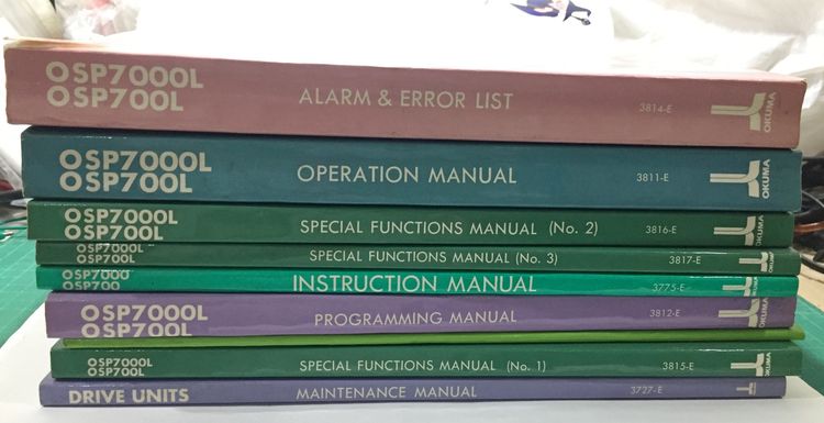 คู่มือภาษาอังกฤษ การซ่อม OKUMA cnc OSP7000L,OSP700L รูปที่ 3
