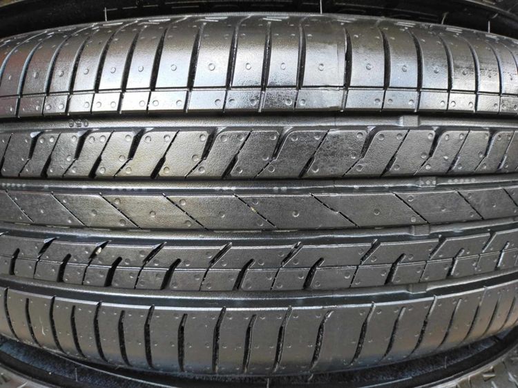 แม็กขอบ16 สีอบpowder coat พร้อมยางwestlake 195 60 16 ปี24 ใส่ yaris vios ได้ทุกรุ่นตุ่มหน้ายางยังอยู่ทุกเส้น ยางไทย รูปที่ 12