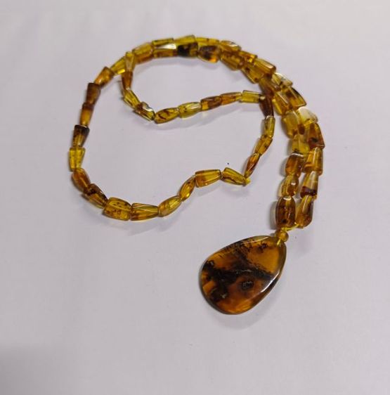 สร้อยอำพัน พร้อมจี้ รูปที่ 3