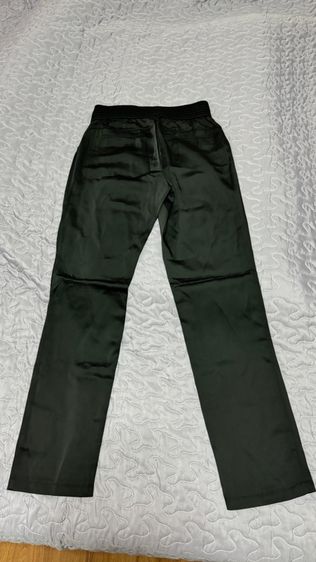 กางเกงขายาวสีดำผ้ามันเงา ลื่นๆ รูปที่ 6