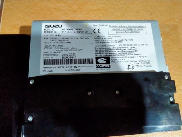 วิทยุจอเดิมแท้ถอดisuzuปี22 รูปที่ 5