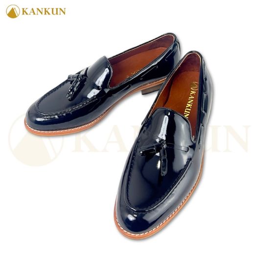 Tassel Loafer รองเท้าหนังวัวแท้ เกรดนำเข้า โดยช่างฝีมือระดับมืออาชีพ งานสวยหรูหรา สวมใส่สบาย พื้นนุ่มพิเศษ รูปที่ 8