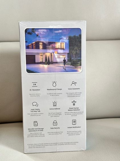 กล้องวงจรปิดภายนอก พร้อมแผงโซล่า Smart IP Camera 3.0MP EZVIZ EB3 Solar Panel รูปที่ 4