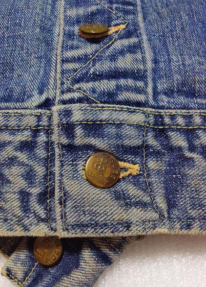 💥6️⃣,9️⃣0️⃣0️⃣.💥 Special SALE 🔥 🆒 🎗️ LEE Riders🔹Denim Jacket' 60s ❗Vintage 💯 รูปที่ 5