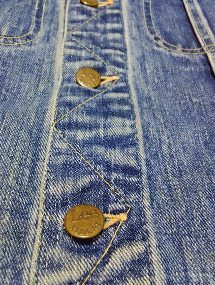 💥6️⃣,9️⃣0️⃣0️⃣.💥 Special SALE 🔥 🆒 🎗️ LEE Riders🔹Denim Jacket' 60s ❗Vintage 💯 รูปที่ 14