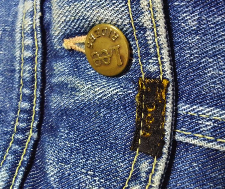 💥6️⃣,9️⃣0️⃣0️⃣.💥 Special SALE 🔥 🆒 🎗️ LEE Riders🔹Denim Jacket' 60s ❗Vintage 💯 รูปที่ 6