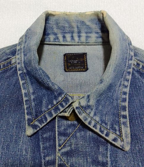 💥6️⃣,9️⃣0️⃣0️⃣.💥 Special SALE 🔥 🆒 🎗️ LEE Riders🔹Denim Jacket' 60s ❗Vintage 💯 รูปที่ 13