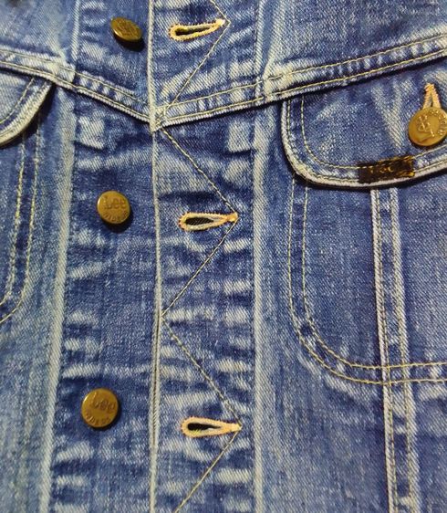 💥6️⃣,9️⃣0️⃣0️⃣.💥 Special SALE 🔥 🆒 🎗️ LEE Riders🔹Denim Jacket' 60s ❗Vintage 💯 รูปที่ 4