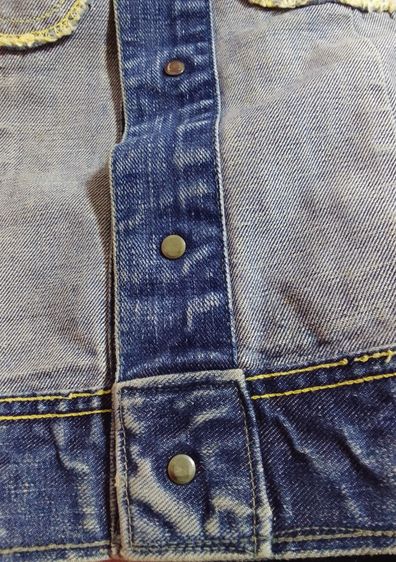 💥6️⃣,9️⃣0️⃣0️⃣.💥 Special SALE 🔥 🆒 🎗️ LEE Riders🔹Denim Jacket' 60s ❗Vintage 💯 รูปที่ 12
