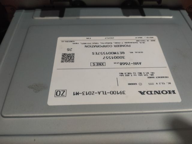 วิทยุเดิมแท้ถอดฮอนด้าcrv-g5 รูปที่ 4