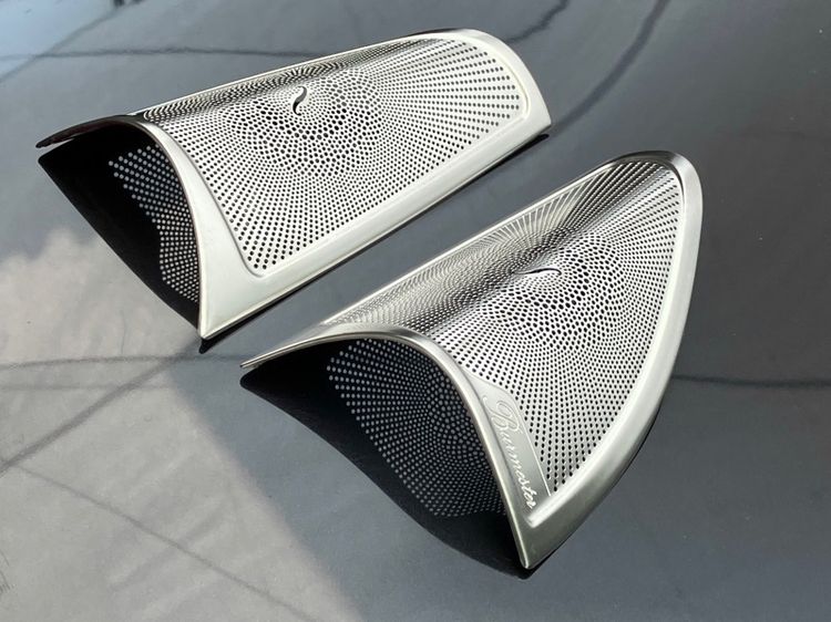 ฝาครอบลำโพง Bermester Benz W253 GLC เนื้อStainlessแท้ เป็นของใหม่ รูปที่ 5