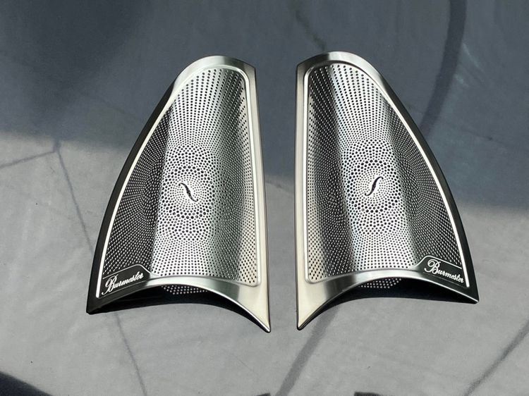 ฝาครอบลำโพง Bermester Benz W253 GLC เนื้อStainlessแท้ เป็นของใหม่ รูปที่ 4