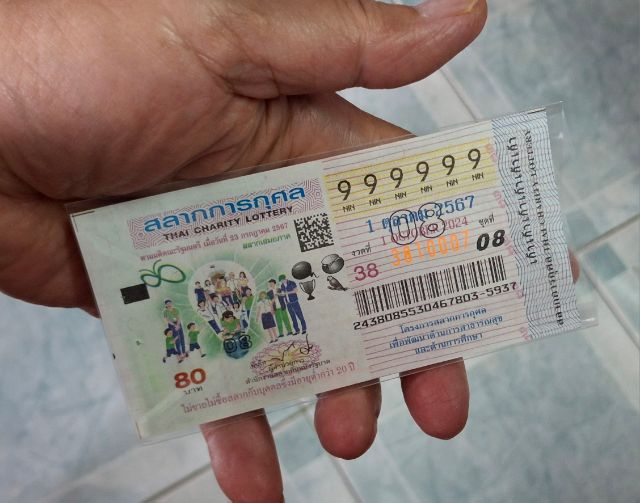 สลากกินแบ่งรัฐบาลเลขตอง หายาก 999999 ใบละ 890 บาท  รูปที่ 2