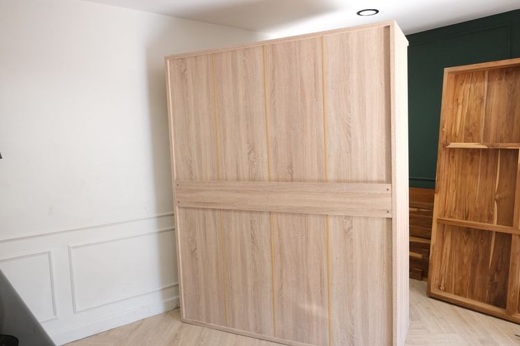 ตู้เสื้อผ้าบานสไลด์ ตู้เสื้อผ้าไม้ แบรนด์ koncept ใหญ่ รูปที่ 5