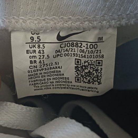 รองเท้า Nike SB Alleyoop White Black Skateboard Sneakers Men's  รูปที่ 5