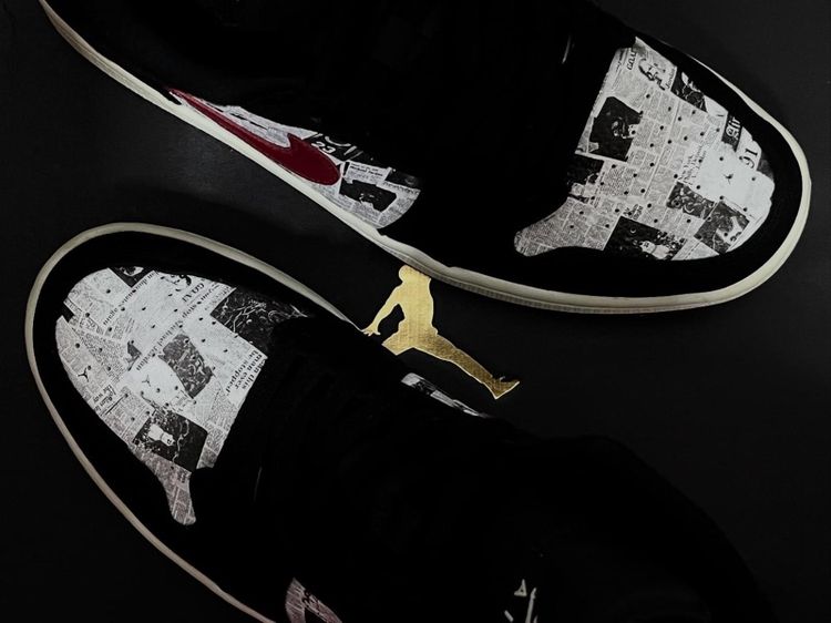 Jordan 1 Mid Newspaper Air Time  รูปที่ 2