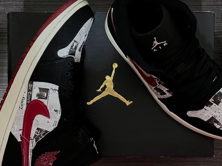 Jordan 1 Mid Newspaper Air Time 