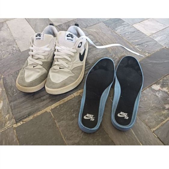 รองเท้า Nike SB Alleyoop White Black Skateboard Sneakers Men's  รูปที่ 6