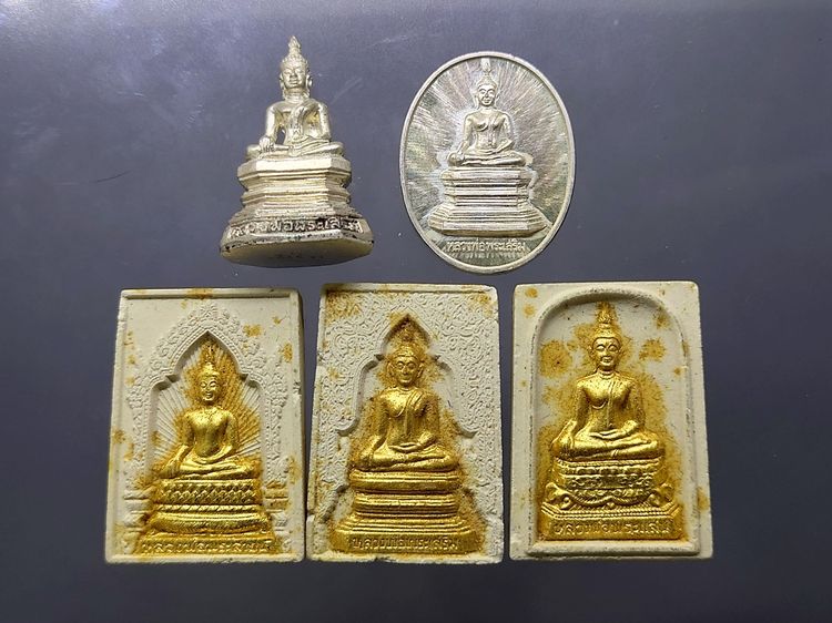 ชุดไตรภาคี สมเด็จ พระเสริม - พระสายน์ - พระแสน รุ่นเฉลิมพระเกียรติ กาญจนาภิเษก วัดปทุมวนาราม ราชวรวิหาร ปี2539 พร้อมกล่องเดิม รูปที่ 4