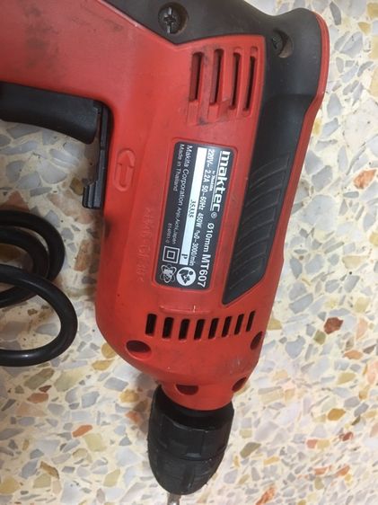 สว่านไฟฟ้าระบบใครควงได้ซ้ายขวา maktec MY607  10mm ปรับซ้ายขวาได้แต่สภาพสวยพร้อมใช้งาน รูปที่ 3