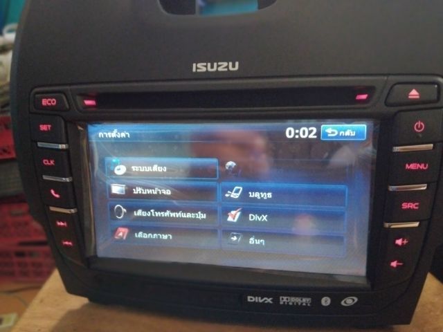 วิทยุจอเดิมแท้ถอดกระบะisuzuปี14 รูปที่ 2