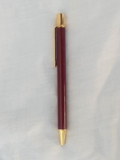 ปากกา Cartier Collection ตัวเรือนสีแดง เคลือบทองหนา  สภาพสวยใช้งานได้ปกติ  มือสองนำเข้าจากญี่ปุ่น ของเเท้💯